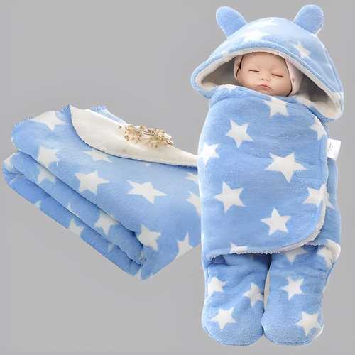 Soft Cotton Baby Star Wrapper